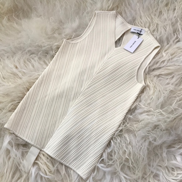 Yigal AzrouëlChevron Ottoman Knit Top - Picture 6 of 8